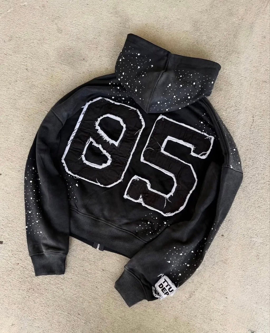 05 rhinestones hoodie