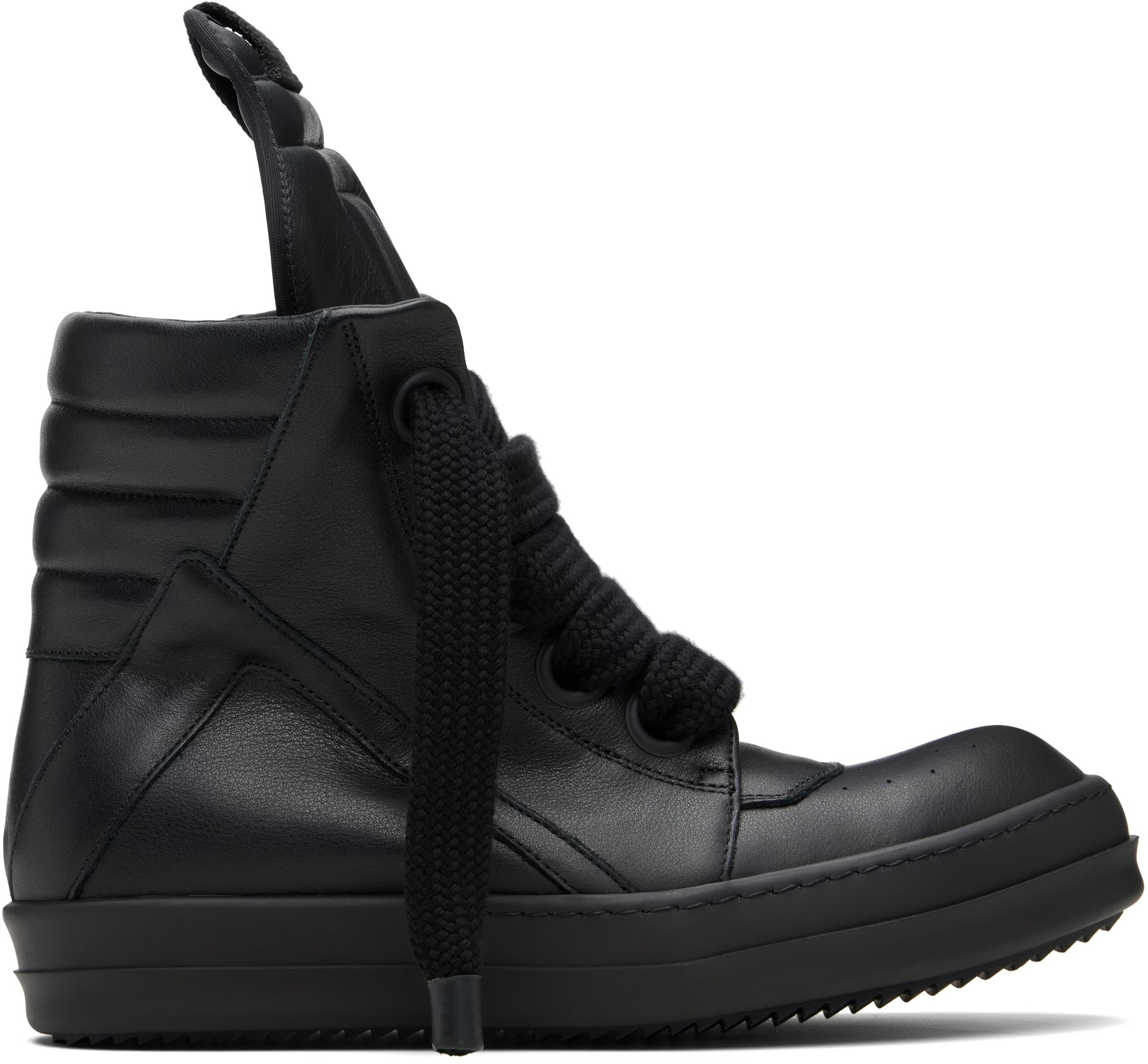 RICK OWENS BLACK TEMPLE GEOBASKET