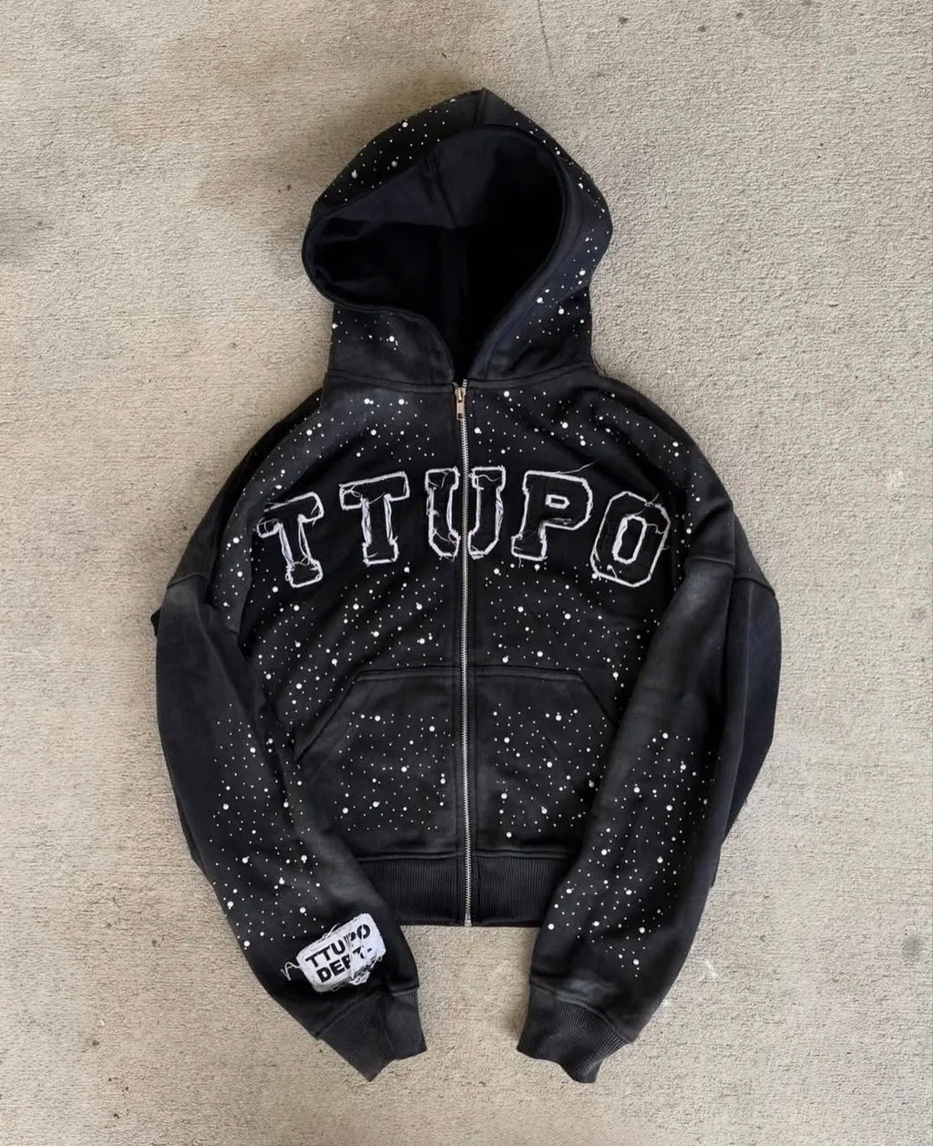 05 rhinestones hoodie