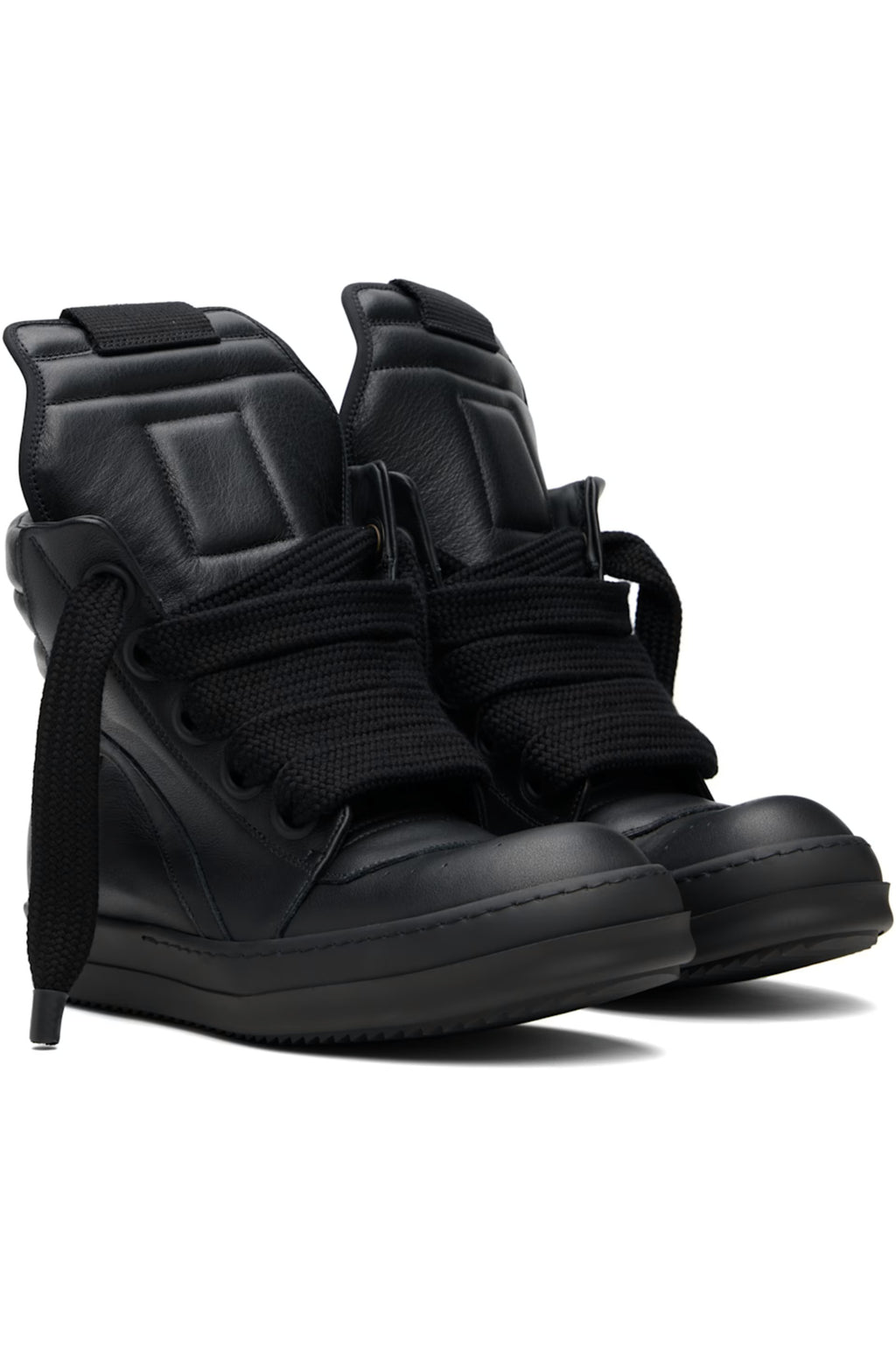 RICK OWENS BLACK TEMPLE GEOBASKET