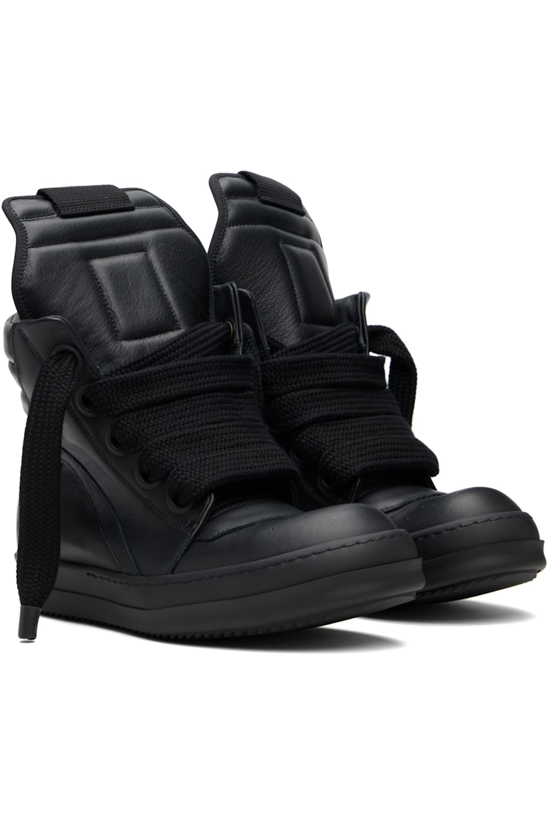 RICK OWENS BLACK TEMPLE GEOBASKET